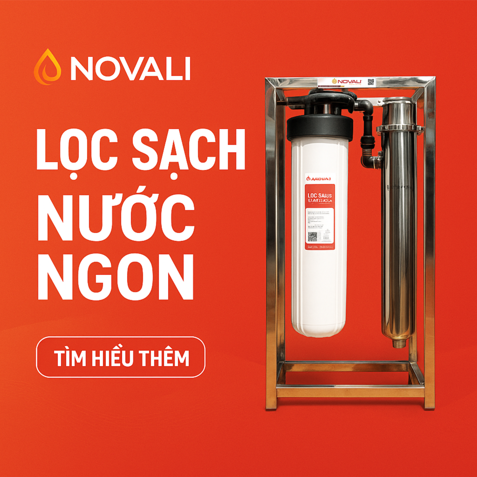 NOVALI-Máy lọc nước cao cấp- RO Made in Korea
